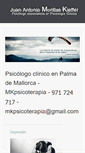 Mobile Screenshot of mkpsicoterapia.com